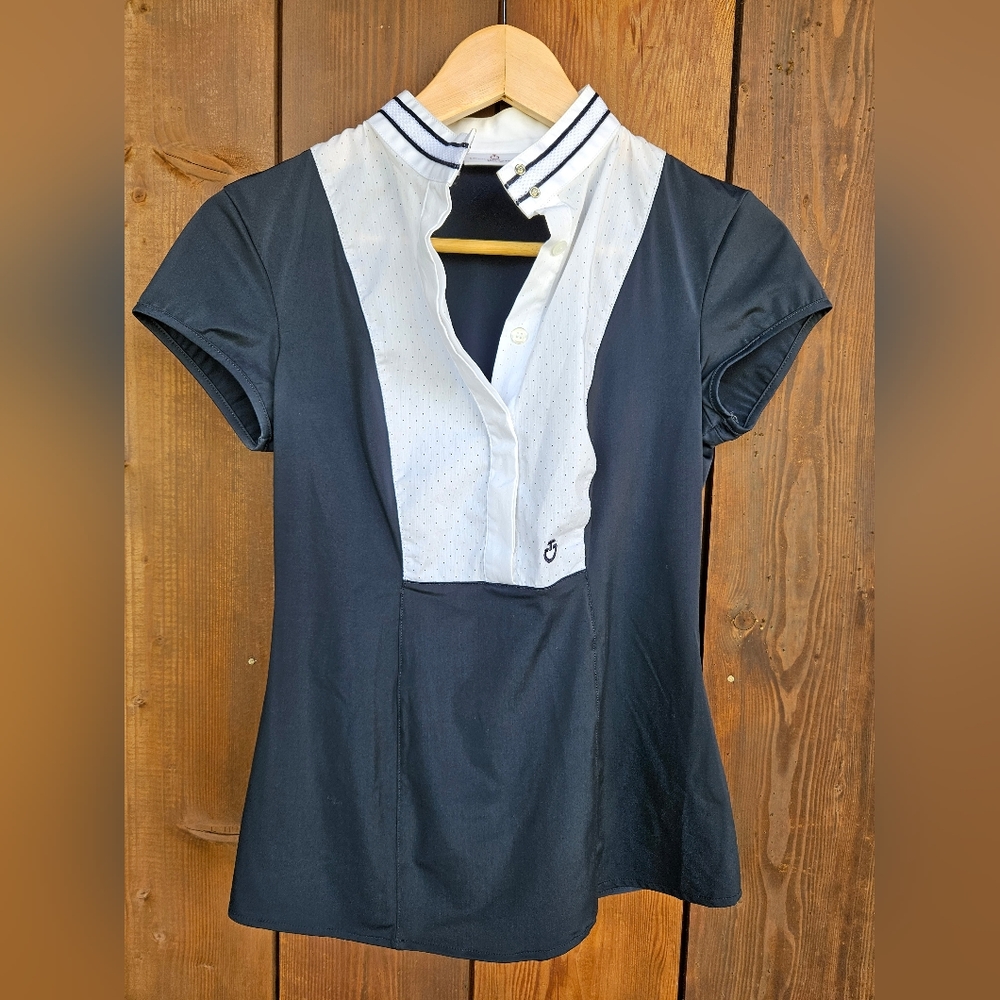 CAVALLERIA TOSCANA equestrian show shirt - small